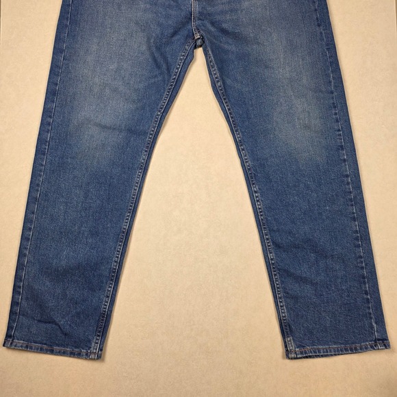 Levi Strauss 505 Regular Fit Mens Jeans W38 L30 Blue Denim Classic - Picture 3 of 15